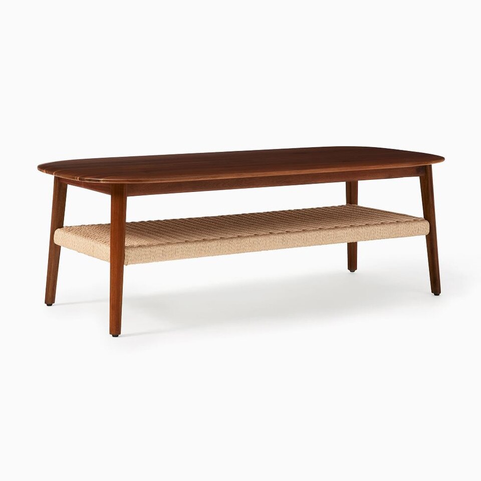 Chadwick MidCentury Rectangle Coffee Table (122 cm) West Elm Australia